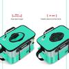 17/22/27L Live Fish Container Multi-Functional Foldable Live Fish Bait Bucket with Breathable Mesh for Outdoor Camping/Fishing