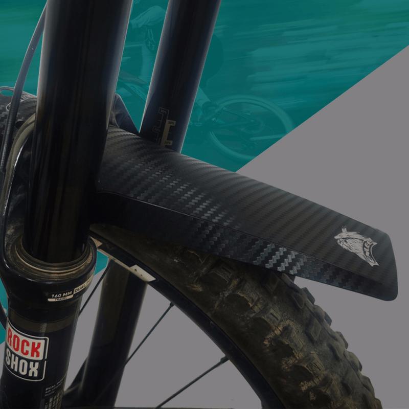1Pc Bicycle Fenders Carbon Fiber Color Front/Rear Tire Wheel Universal Mudguard MTB Road Bike Wings Fenders Cycling