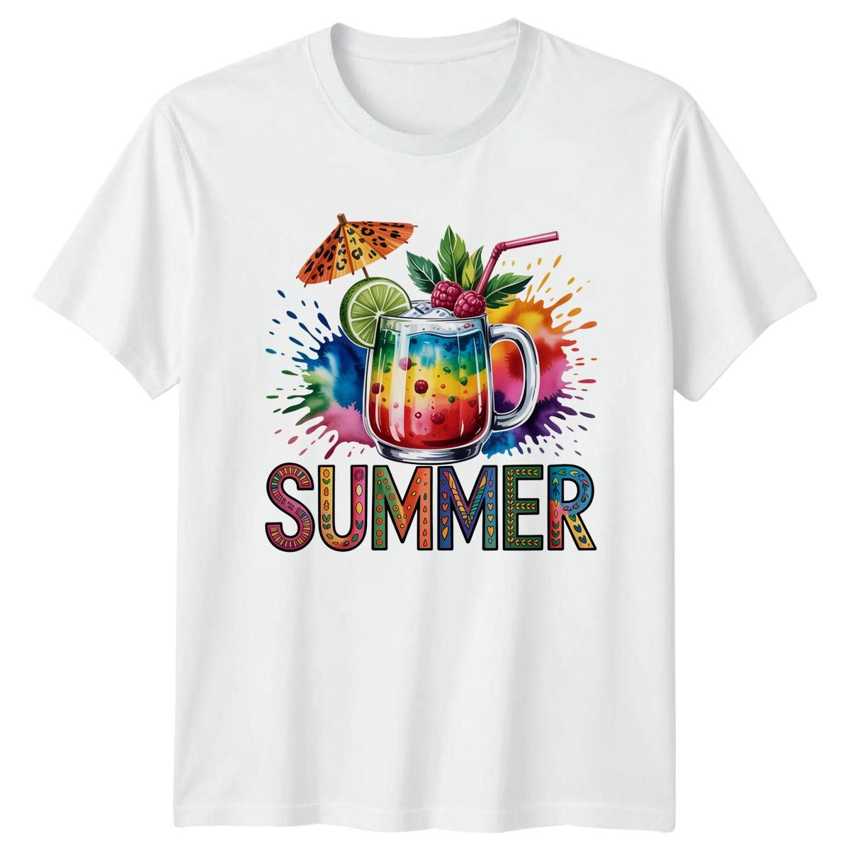 Summer T-Shirt Tropical Drinks Summer Summer Holiday Gift For Him And Her S