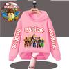 Kids' Roblox Character Printed Hoodie, Fashionable and Comfortable Sweatshirt for Boys and Girls, Ideal for Roblox Fans