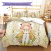 Anya Forger Pattern Bedding Quilt Set Quilt Cover Pillowcase Home Decoration Birthday Gift (1 * Duvet Cover + 2 * Pillowcase, Without Core)