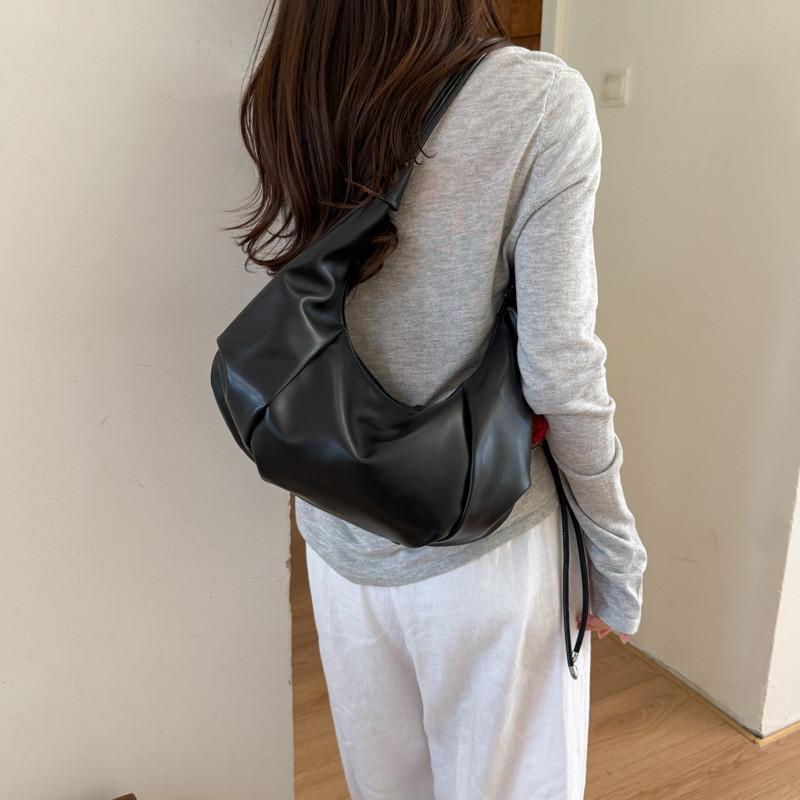 Pu Large Capacity Satchel Bag For Women Urban Minimalist Style Crossbody Pouch