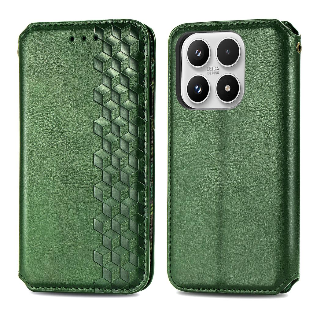 Für Xiaomi 17 Hülle Rautenprägung PU-Leder Brieftasche Handyhülle