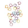 24Pcs Stitch Markers Metal Zinc Alloy Multicolor Cute Cat Locking Marker for Sewing Knitting