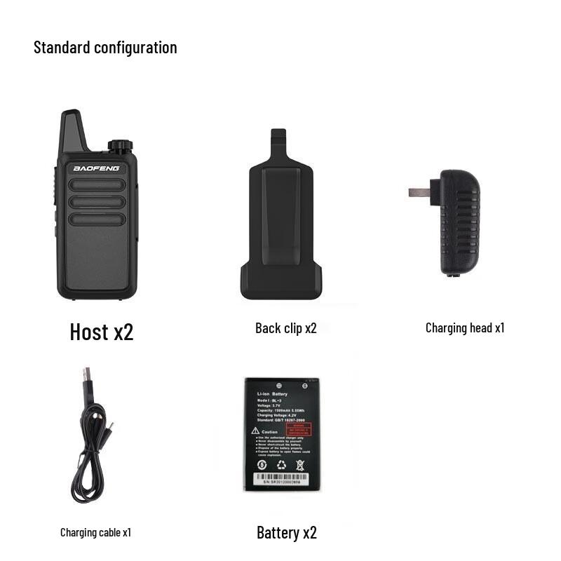 BAOFENG BF-888S PLUS 5W Professional Two-Way Radio Dual Pack (CN version)