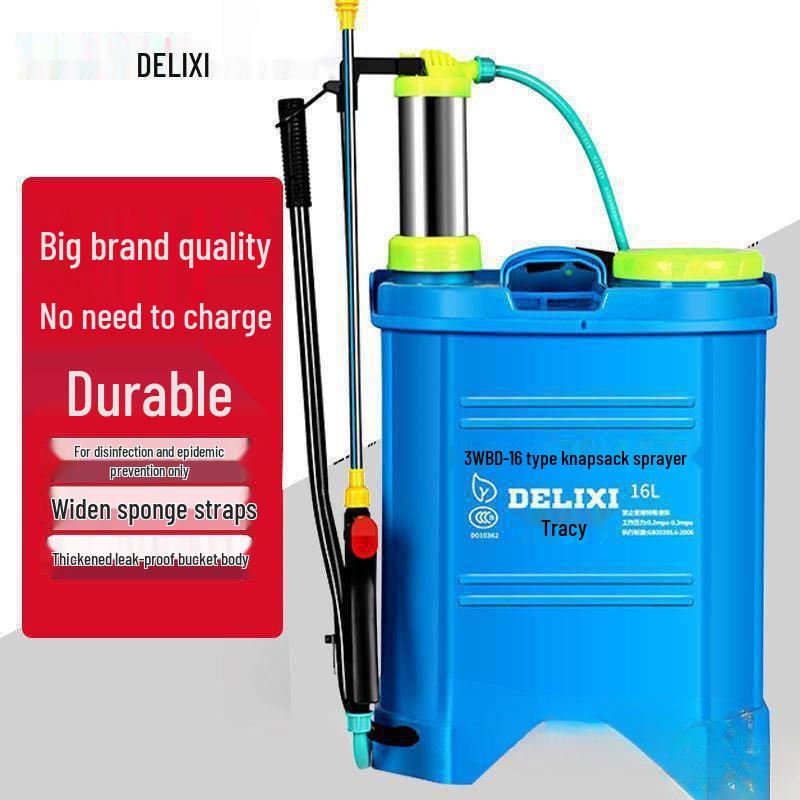 Delixi Handdruck-Rucksack-Spritze für Landwirtschaft, Pestizide und Desinfektion.