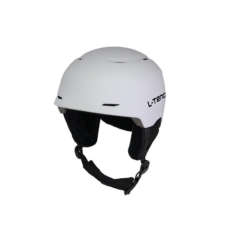 

Adult Winter Skiing Helmet - Shockproof, Warm, and Secure White L: 58-61cm