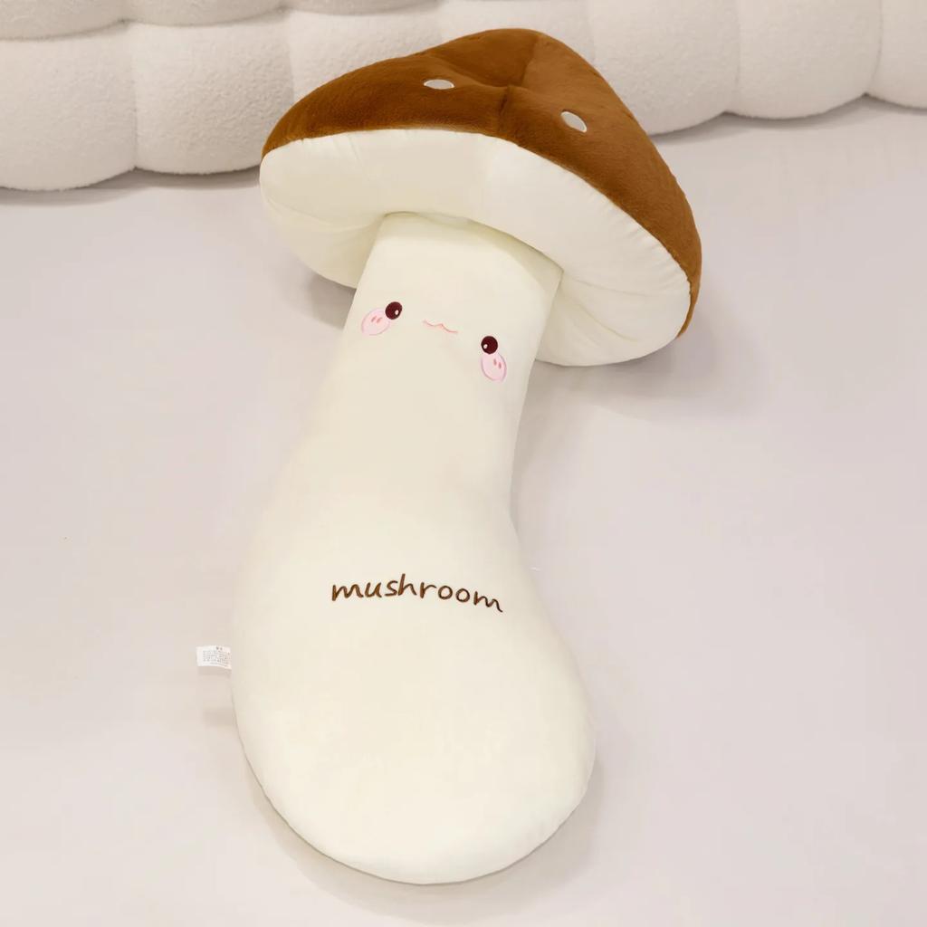 Mushroom Plush Toy Pillow 70cm 110cm Big Size Stuffed Long Strip Mushroom Throw Pillow Cushion Sleeping Companion home Decor