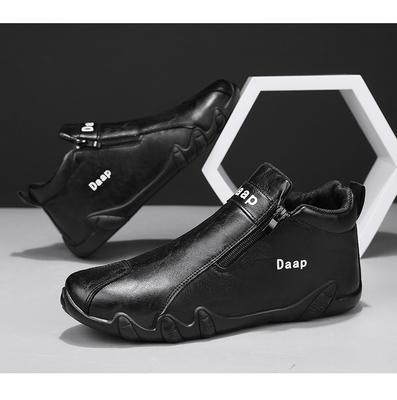 Men's Shoes Spring New High-top Men's Work Overalls Shoes Trendy Versatile Outdoor Hiking Shoes