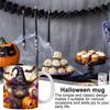 Halloween Ceramic Mug 350ml Milk Cup with Handle Juice Cup for Home School Table Centerpiece Aesthetic Room Decor