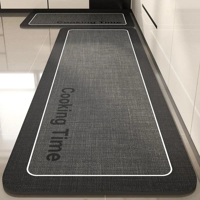 Carpet for Kitchen Rug PVC Waterproof Floor Mat Anti-slip Long Carpets Leather Oil-proof Foot Mats Japanese Home Decoration Rugs
