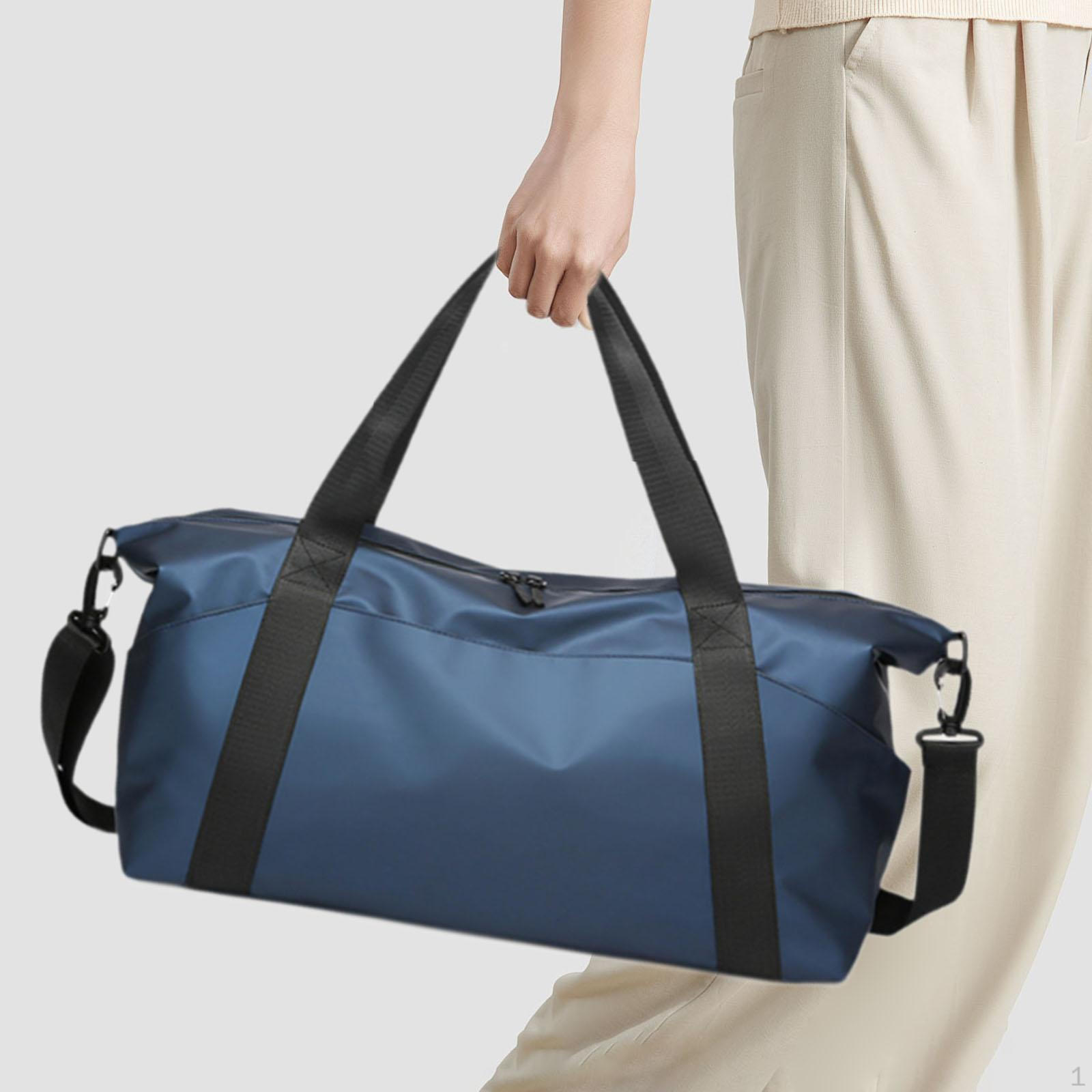 

Дорожная дорожная сумка-мешок Weekender Toiletry Yoga Shoulder Crossbody для тренировок синий