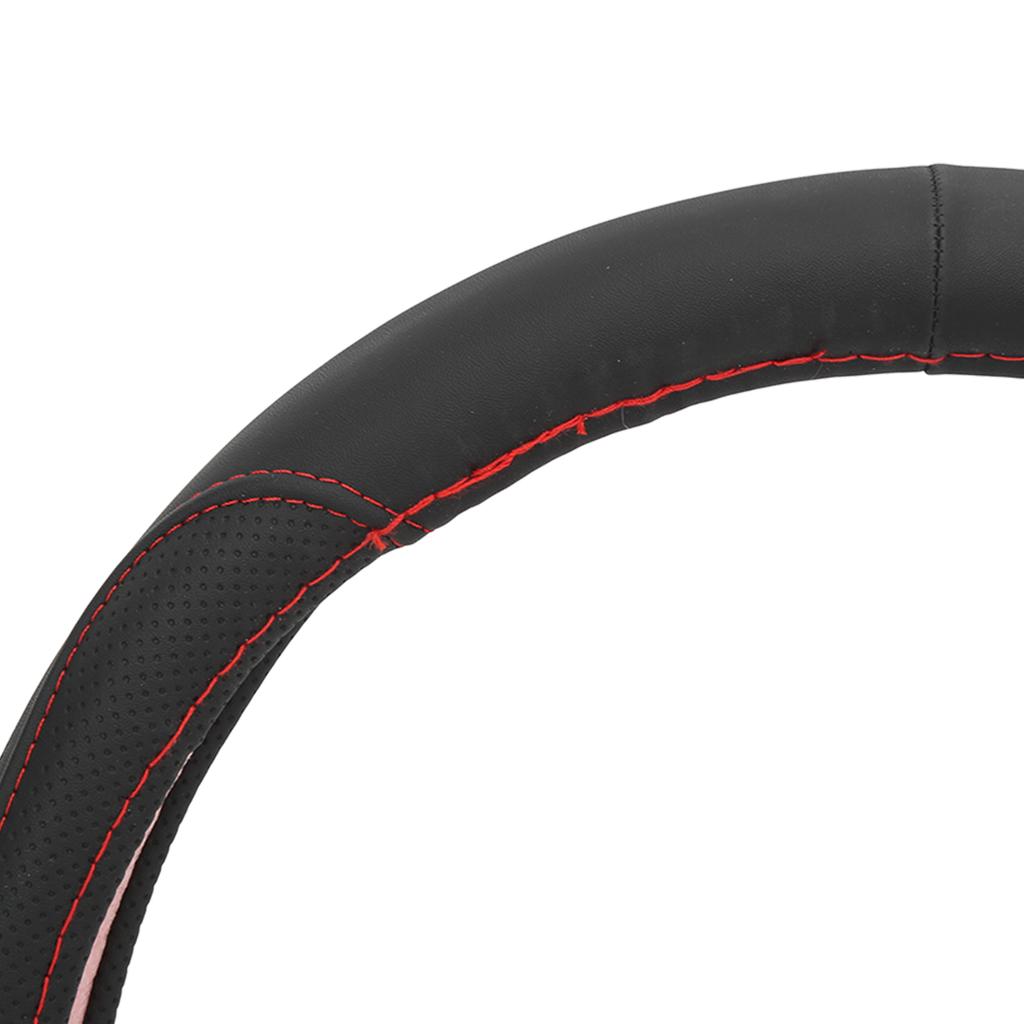 Car Steering Wheel Cover 15in   Fit Artificial Leather Protector for Modification
