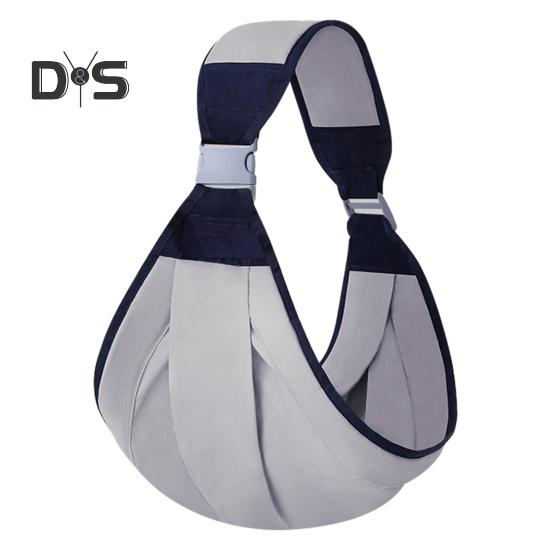 

Переноска-кенгуру, регулируемая, на одно плечо, дышащая, на все времена года, эргономичная, легкая, слинг для новорожденных и малышей, набедренный держатель серый