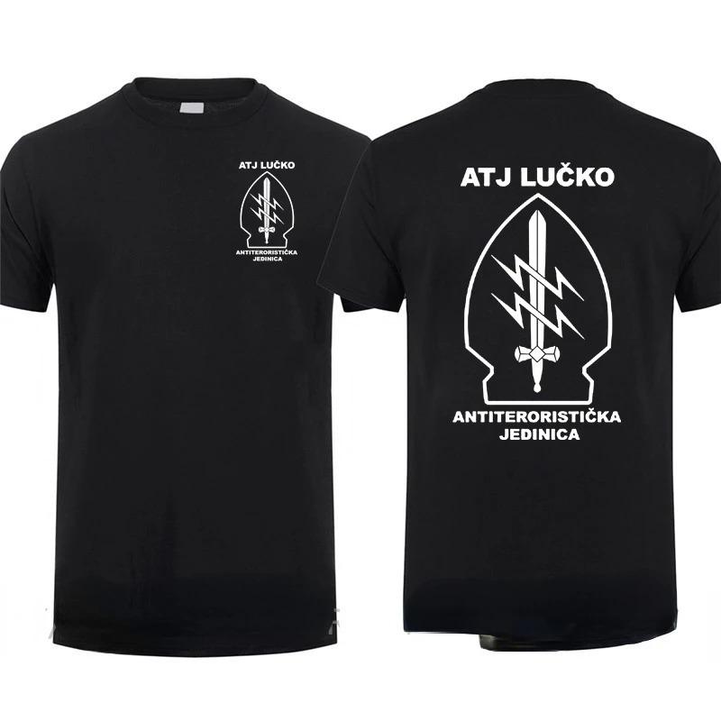 Croatian Counter Terrorism Special Unit Force Tshirt Man Men Short Sleeved Tops Tee Shirt Summer Casual Short Sleeve