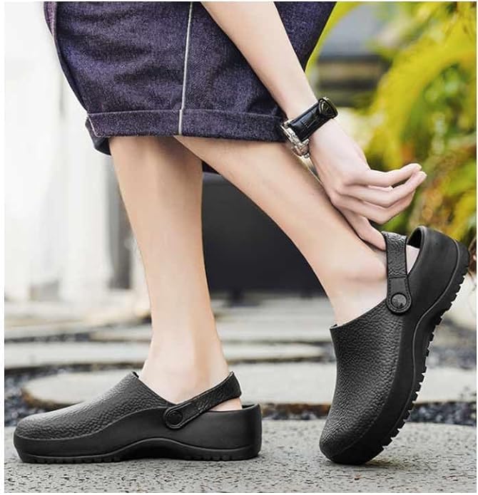 Kitchen Chef Clog Sabot Restaurant Rubber Ultra Rainy Abrasion [FleurUneffe] Shoes, Shoes, Sandals, Sandals, Sandals, Men's, Women's, EVA, Kitchen,