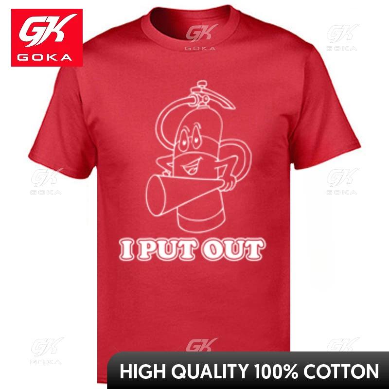 

Tops T Shirt I Put Out TeeShirts NEW YEAR DAY Cute Printed All Cotton Round Collar Unisex T Shirt Printed S