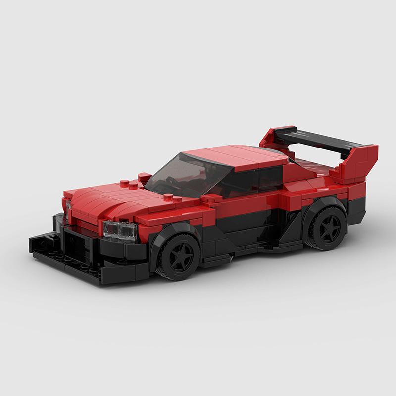 Creative Champion Car MOC City Vehicle Super Car Rally Building Blocks Bricks Set Ornament Diy Consturction Toys For Kids Adults