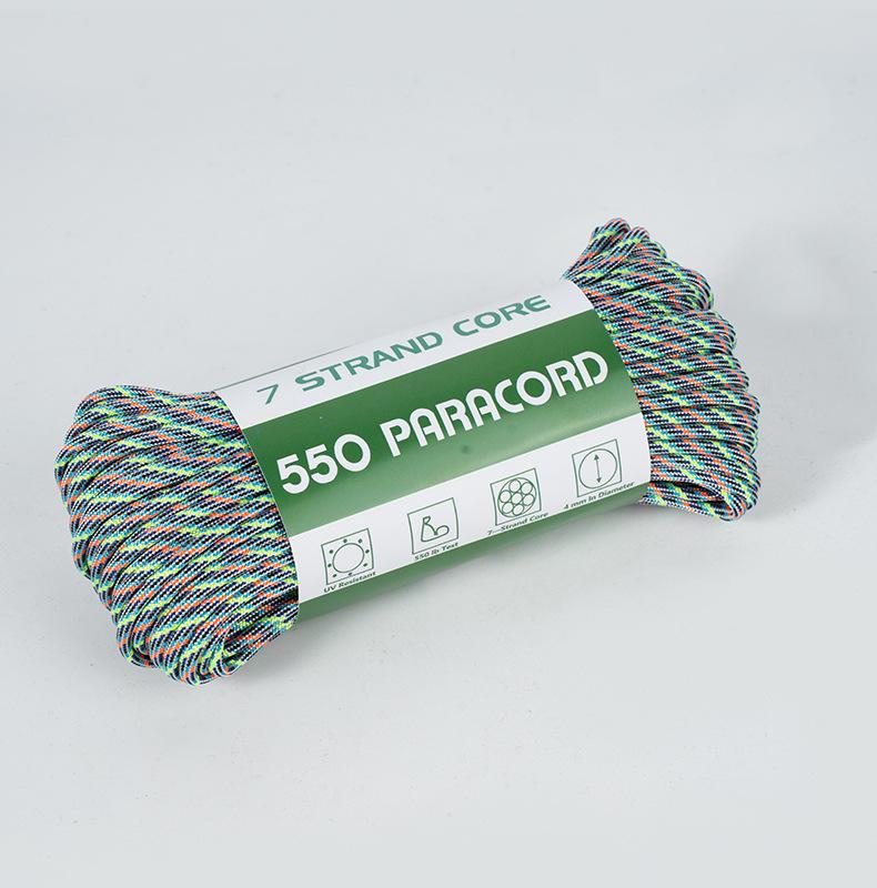 4mm 7 Strand Core 550 Polyester DIY Handmade Woven Bracelet Cord Jewelry Raw Material Keychain Phone Pendant Findings Nylon Rope
