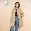 YUN Women's Medium-Length Trench Coat, Plus Size, Spring/Autumn, High-End Khaki Casual Jacket (2025)