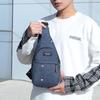 Large capacity messenger bag men's shoulder bag trendy breast bag men's bag small backpack trendy casual breast bag men's bag