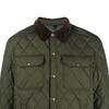 Polo Ralph Lauren FW22 Solid Diamond Quilted Jacket Men Jackets Green 710876085-001