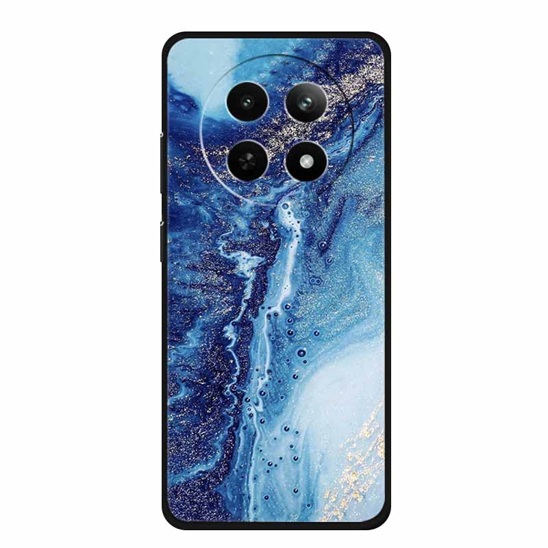 Case For Realme 13 Plus Marble TPU Soft Silicone Back Cover For Realme 13+ Cases Protective Mica Painted Colorful Bumper Capa