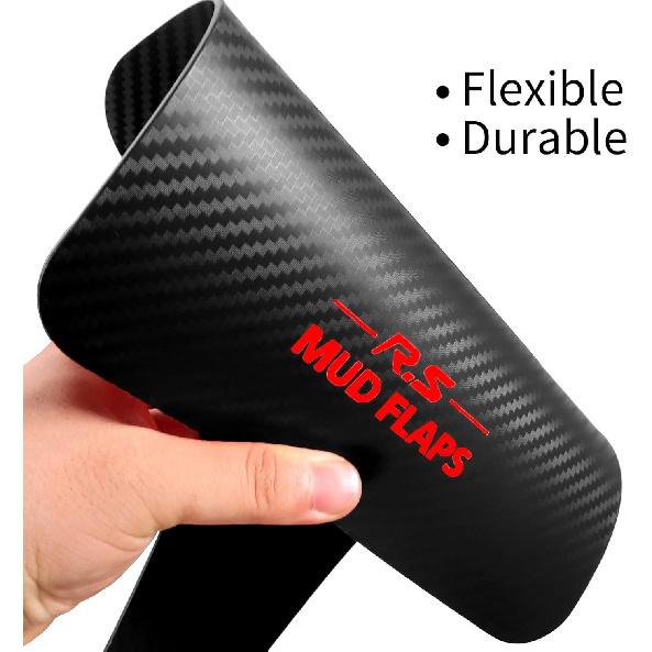 2pcs Black Universal Mudflaps for Car SUV Van 14.17x8.27in.2pcs/set Black