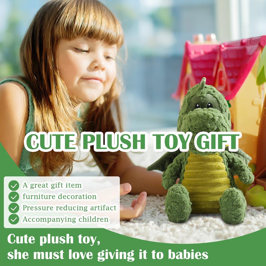 Soft Dragon Stuffed Animal Dragon Plush Toy Dragon Plush Toy Pillow Dragon Hug Dragon Christmas, Valentine's Day Gift For Kids And Lovers (14 Inch)