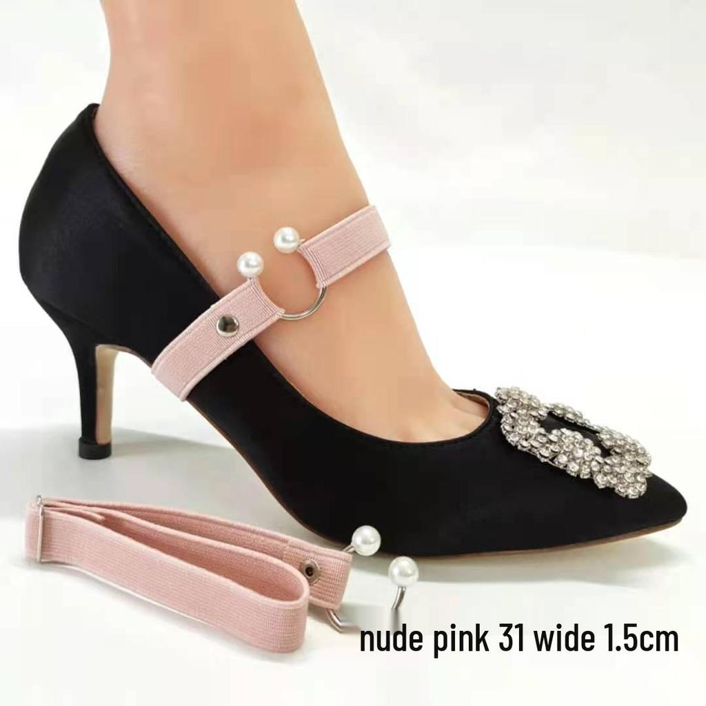Lacets Ajustables à Boucle Perle Anti-Chute Élastiques pour Chaussures Surdimensionnées