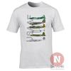 Ww2 Usaaf Bombers TShirt Flying Fortress B29 B26 B25 B17 B18 Us Army Airforce