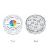 Luzes LED Submersíveis com 16 Cores Controle Remoto a Pilha Colorida Piscina Subaquática Luz Noturna LED