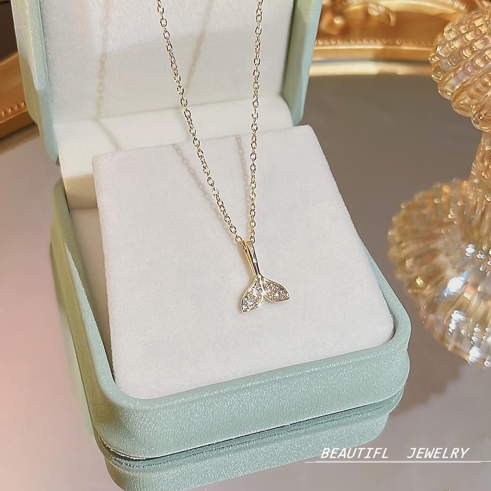 Korea's Best-Selling Clavicle Pendant Necklace - Super Fairy Titanium Steel Jewelry for Women