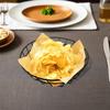 2Pcs Iron French Fries Storage Basket Hollow Design for Snacks Fruit Dessert Bread Chips Serving Home Hotel Party Decorative