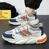 Spring men's shoes new breathable mesh sports shoes men's trendy versatile platform casual running shoes men's