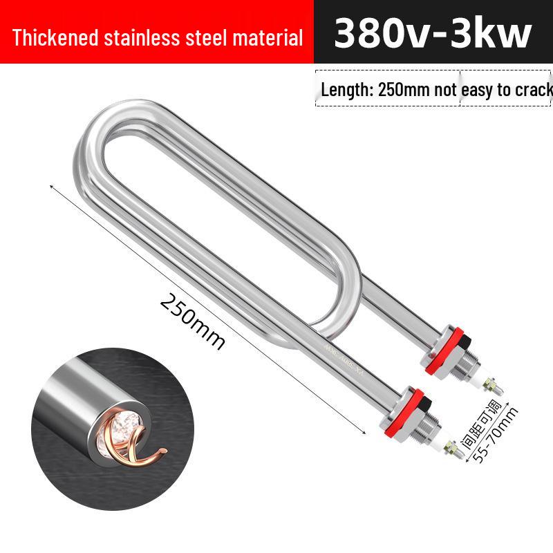 Electric Rice Steamer Heating Tubes: 380v & 220v, 2kw, 3kw, 4kw Heating Elements for Steaming Boxes
