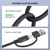 Basesailor 4 in 1 USB Type C Charging Cable 3M 60W Fast Charging Cord Type C Lightning Micro USB ...
