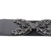PU Leder Taillenband Elastischer Taillenformer für Damen Mädchen Stilvoller Breiter Gürtel Taillenornament für Modische Dame