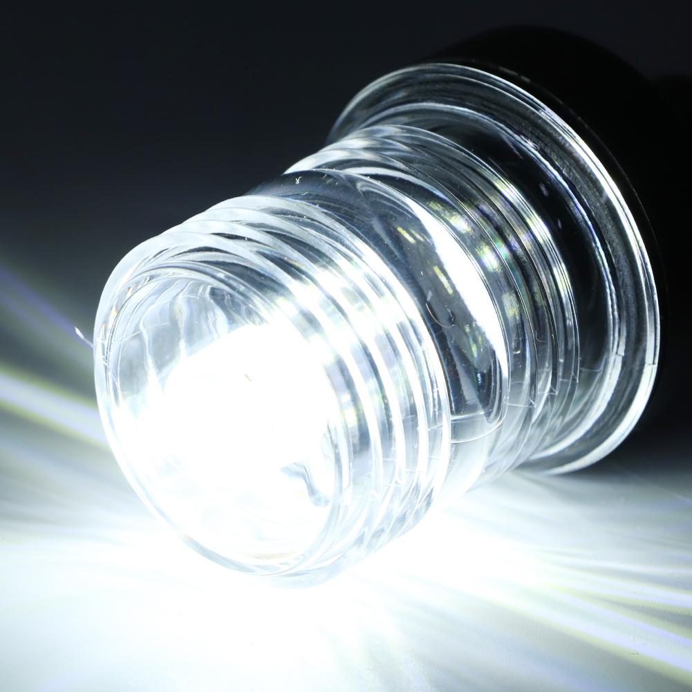 12V 2.5W IP65 White LED 360° Navigation Light Signal Lamp for Yachts Fishing Boats Cruises