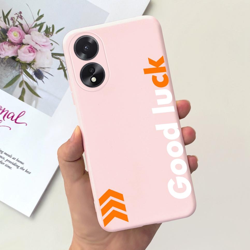 For Oppo A78 4G CPH2565 Cover Cute Astrinaut Black Cat Flower Liquid Silicone Phone Case For OPPO A78 5G Oppo A38 CPH2579 Bumper