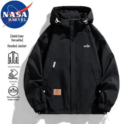 NASA MARVEL Men's & Couple's Hooded Workwear Jacket