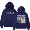 IDOLS Tour 2025 Yungblud Signature Gothic Vintage Graphic Hoodie Women Long-sleeved Loose Hip-hop Punk Sweatshirt Streetwear