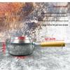 Casserole Yukihira Wutuo à manche en bois antiadhésive