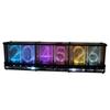 Imitate Full Color RGB Glow Tube Clock LED Music Spectrum DIY Kits Decoration Gift Night Light Atmosphere Light