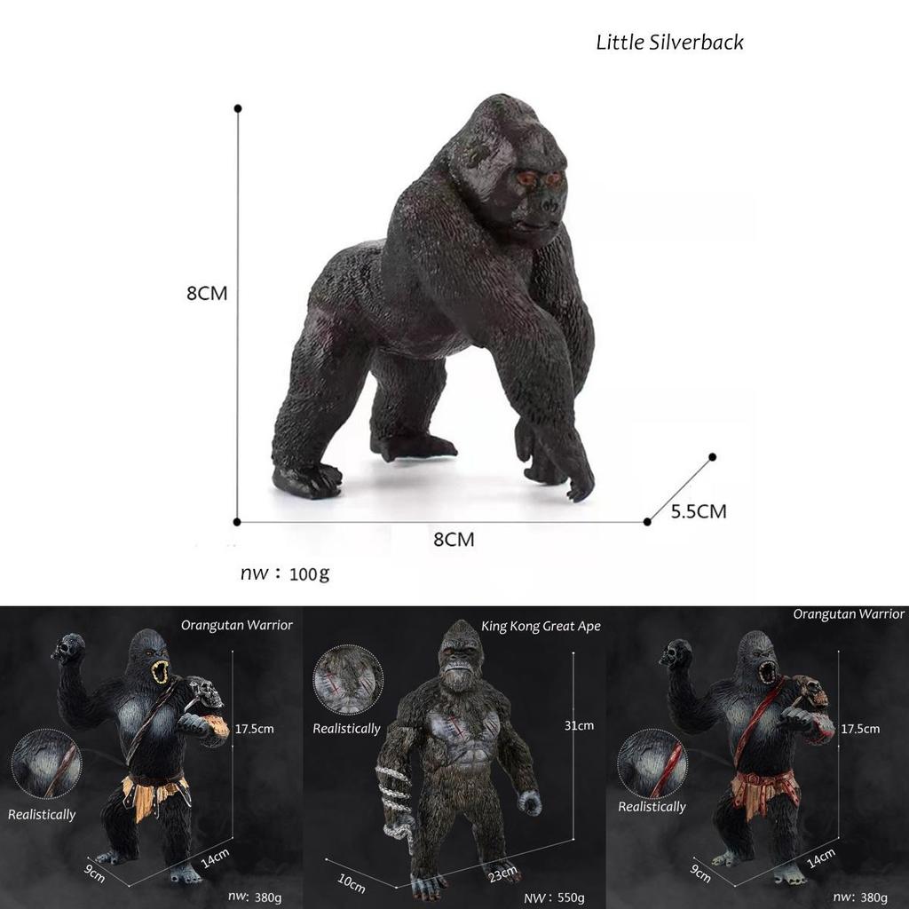 King Kong Gorilla Model Figure Skull Island Toy Perfectly Crafted Pvc Collectible For Imagination And Fun