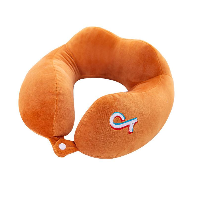 Cozy Plush U-shaped Neck Pillow With Pp Cotton Filling Perfect For Office Naps And Travel