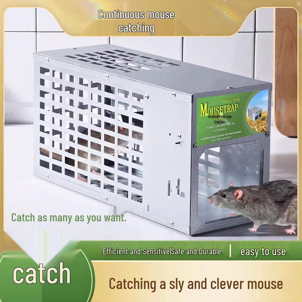 Automatic Snap Rat Trap Cage: Efficiently Catch & Eliminate Rodents