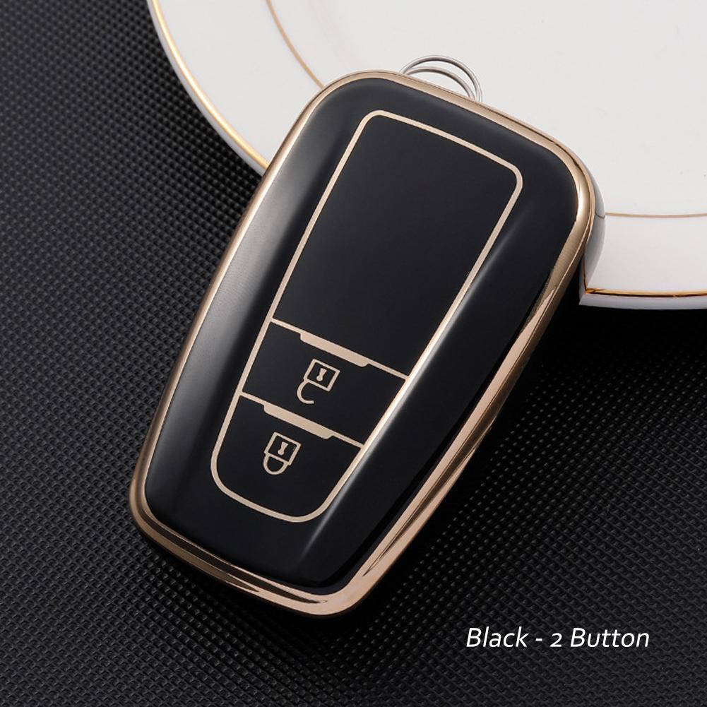 Módní TPU Obal na klíč dálkového ovládání auta Skořepina Fob Pro Toyota Corolla Prius Camry CHR C-HR RAV4 Altis Land Cruiser Prado Bezklíčový