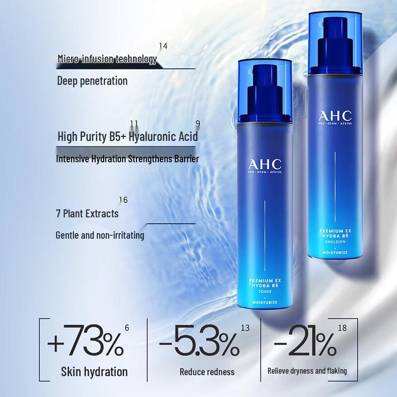 AHC B5 Hyaluronic Acid Hydrating Repair Skincare Set