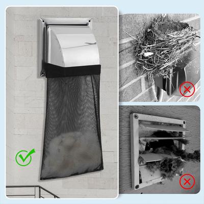 3PCS/SET Dryer Vent Lint Dust Bag Lint Trap Catcher For Dryer Vent Lint Vent Trap Bag For Outside Indoor Vent Lint Trap